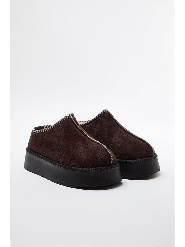 trendyol Botki w kolorze brązowym rozmiar: 39