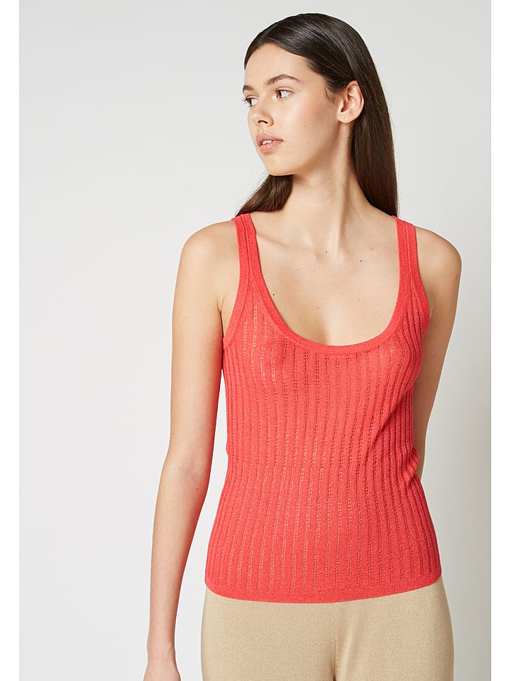 Rodier Top w kolorze czerwonym rozmiar: L