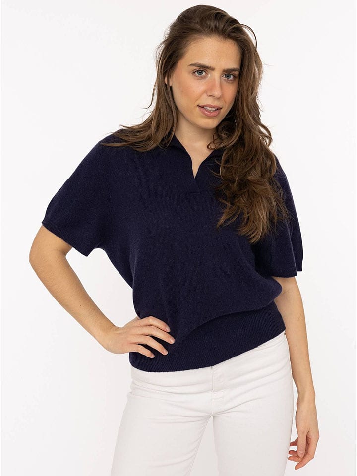 Zwillingsherz Koszulka polo w kolorze granatowym rozmiar: XL