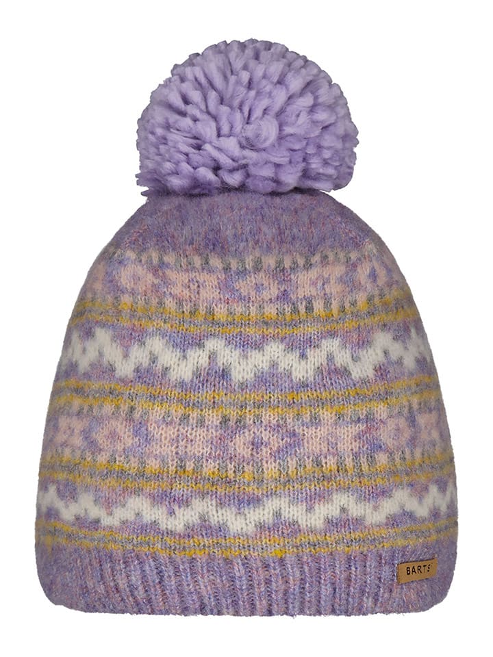 Barts Czapka "Fantasey" w kolorze fioletowo-żółto-białym rozmiar: 50-53 cm