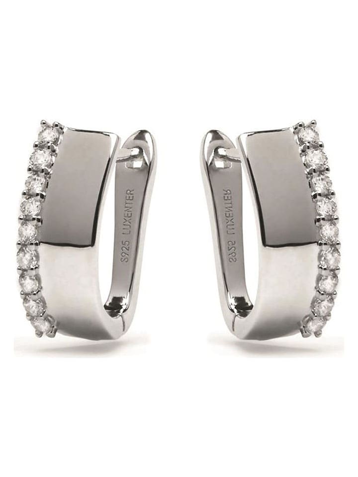 Luxenter Srebrne kolczyki z cyrkoniami rozmiar: onesize