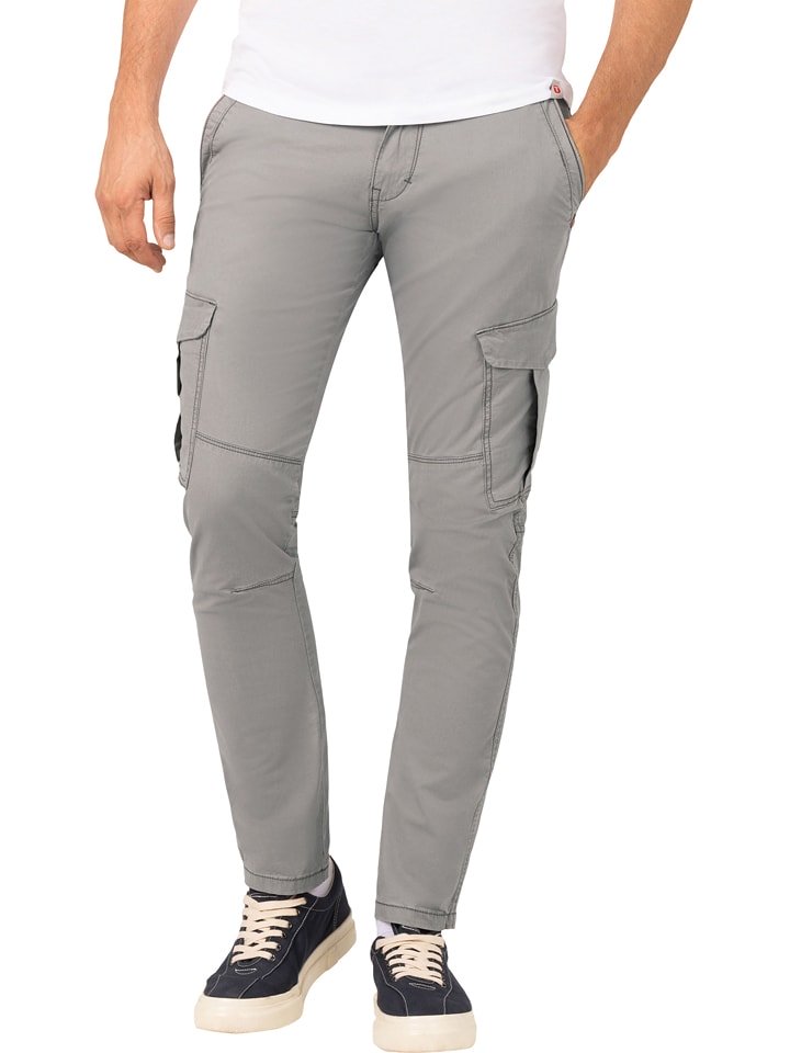 Timezone Bojówki "Niklas" w kolorze szarym rozmiar: W30/L32