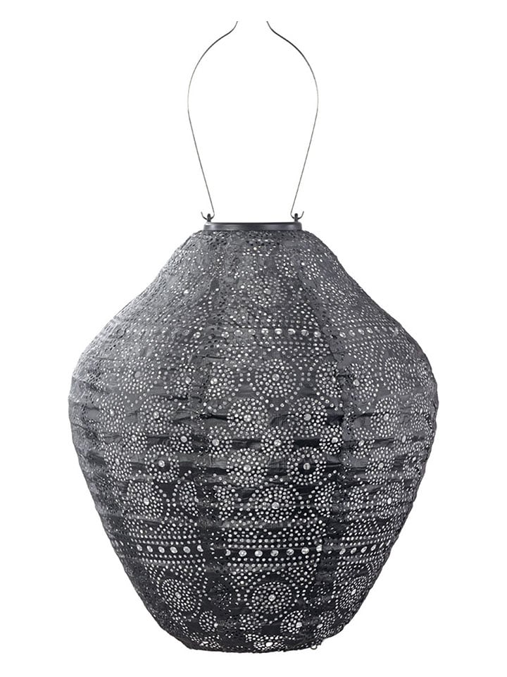 Lumiz Lampion solarny LED "Spectare Jar" w kolorze szarym - wys. 34 x Ø 30 cm rozmiar: onesize