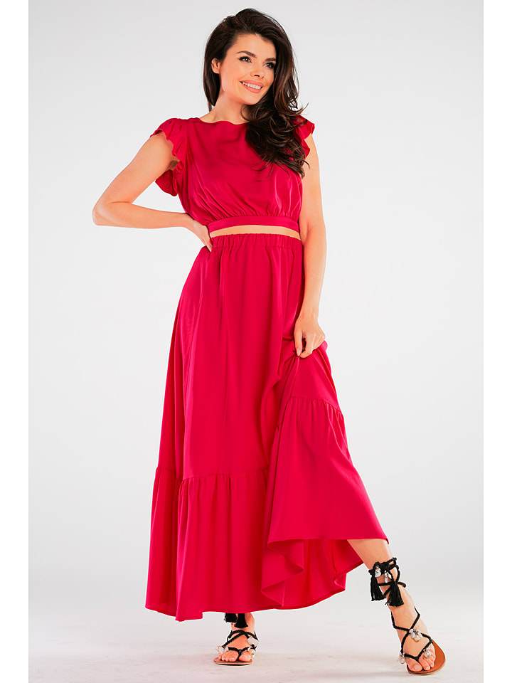 Awama Bluzka w kolorze różowym rozmiar: S/M