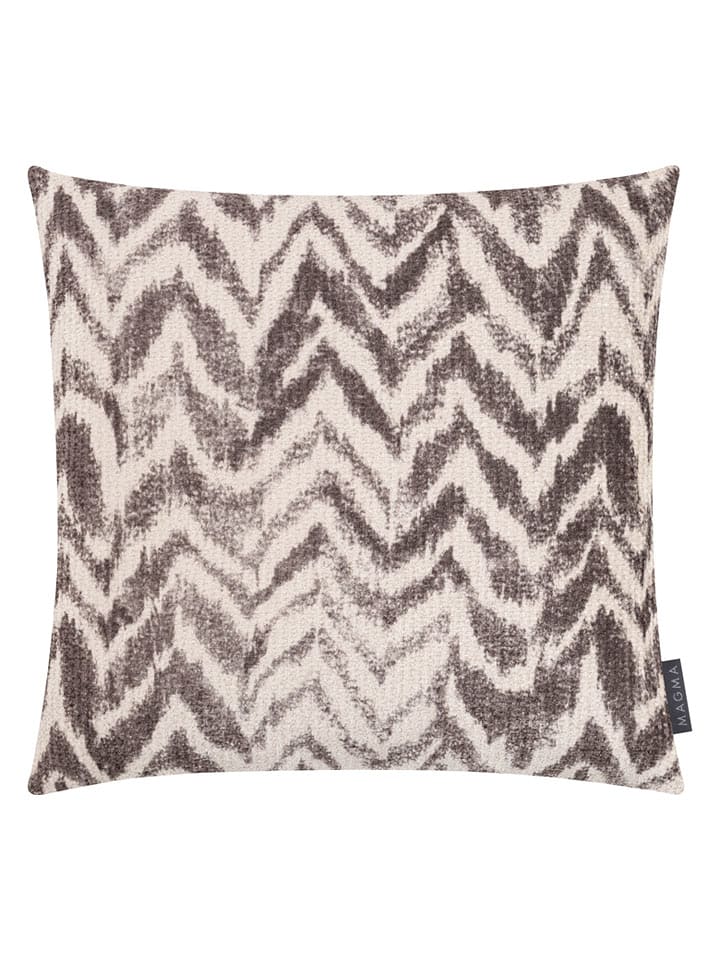 Magma Heimtex Poszewka "Marwa" w kolorze szaro-kremowym na poduszkę - 45 x 45 cm rozmiar: onesize