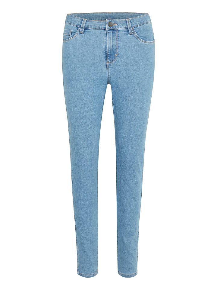 Kaffe Dżinsy "Vicky" - Regular fit - w kolorze błękitnym rozmiar: 38