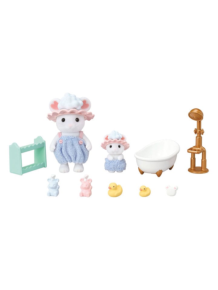 Sylvanian Families Akcesoria dla lalek "Marshmallow Mouse Bath Fun" - 3+ rozmiar: onesize