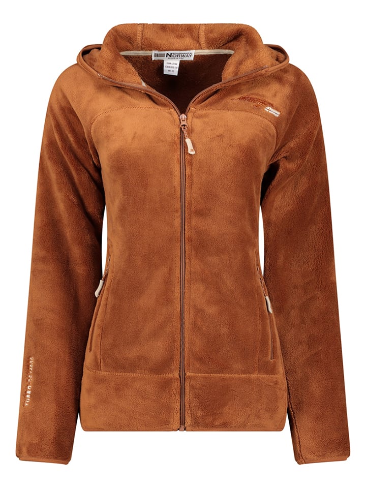 Geographical Norway Kurtka polarowa "Upalood" w kolorze karmelowym rozmiar: XXL