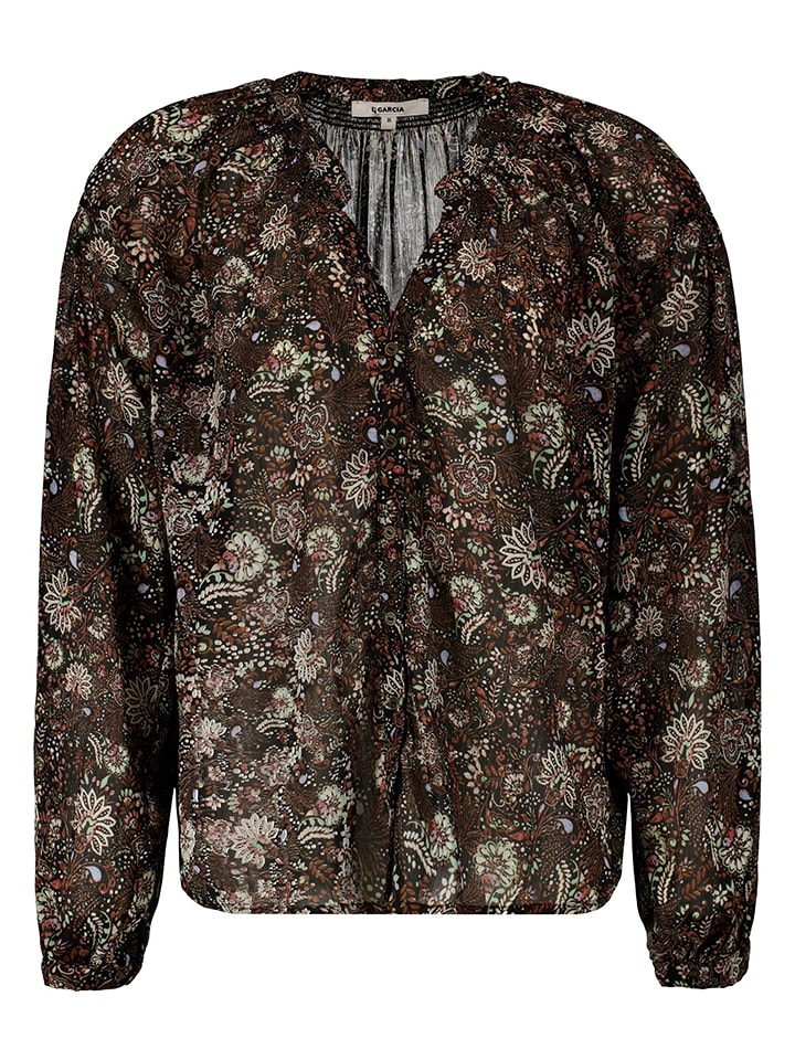 Garcia Bluzka w kolorze brązowym rozmiar: S