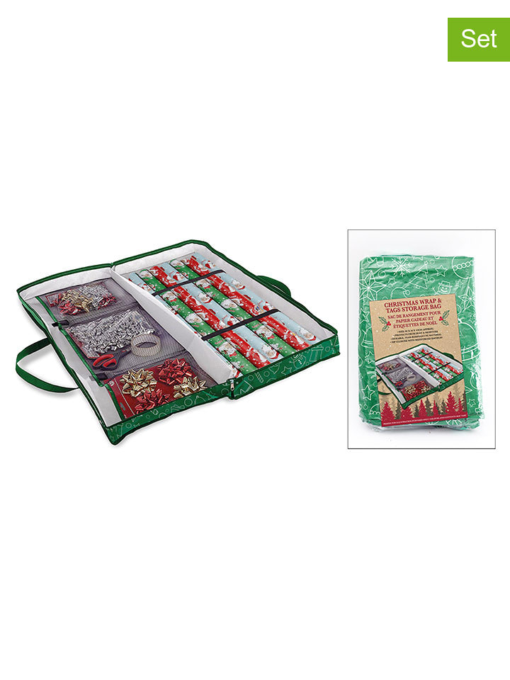 SiL Interiors Zestawy akcesoriów (2 szt) ze wzorem do pakowania prezentów - 60 x 34 x 25 rozmiar: onesize