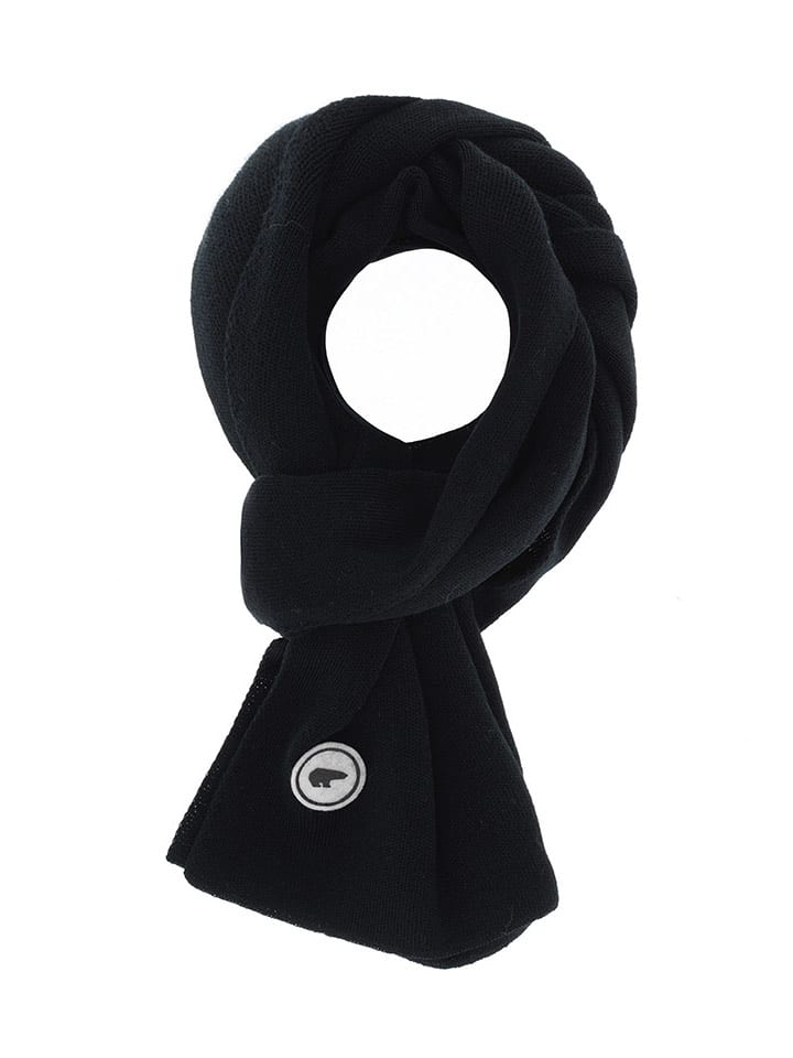 Eisbär Wełniany szal "Callon 2.0" w kolorze czarnym rozmiar: onesize