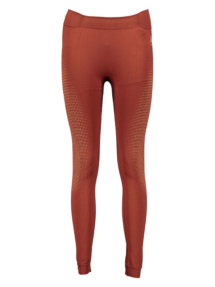 Odlo Legginsy sportowe w kolorze czerwonym rozmiar: S