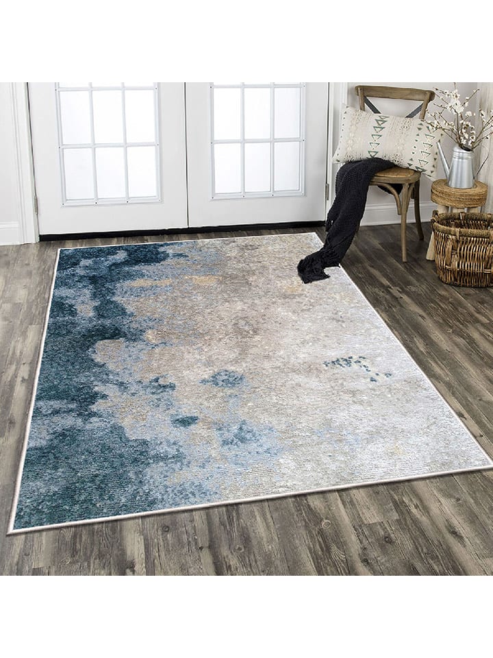 Mioli Dywan "Els" w kolorze kremowo-niebieskim rozmiar: 120x180 cm