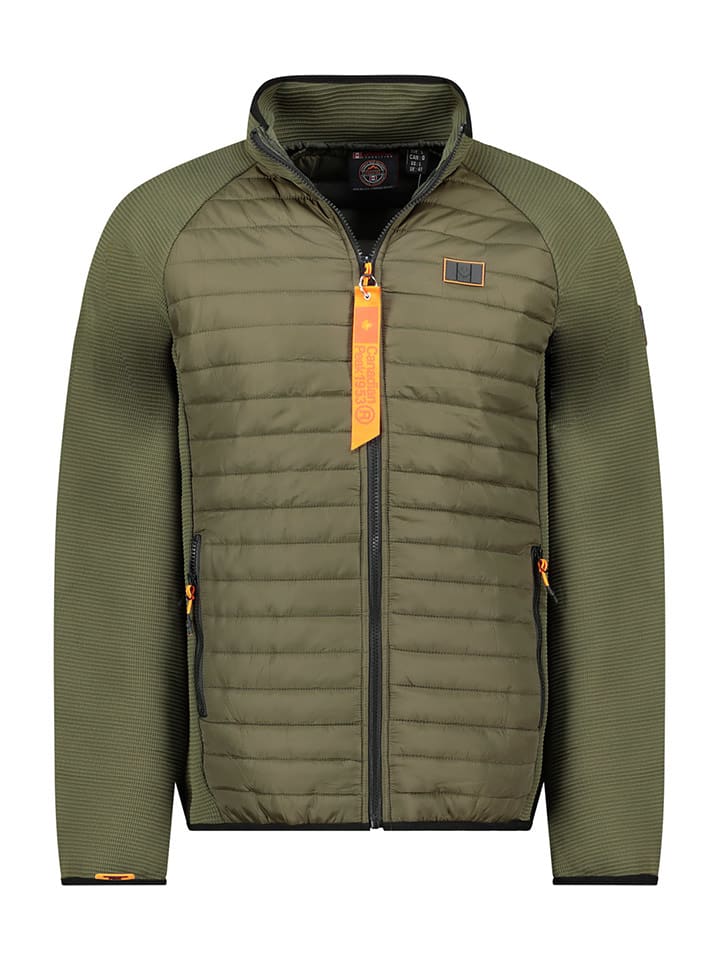 Canadian Peak Kurtka polarowa "Trabouleak" w kolorze khaki rozmiar: 3XL