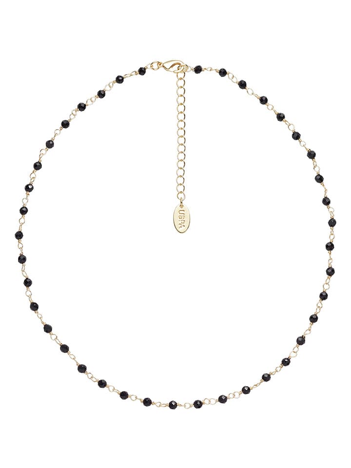 U.S. Polo Assn. Pozłacany naszyjnik z agatami - dł. 36,5 cm rozmiar: onesize