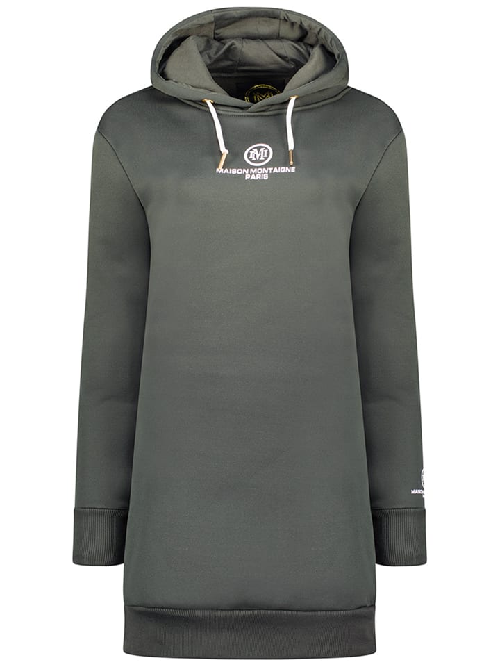 Maison Montaigne Sukienka dresowa "Gilongmai" w kolorze antracytowym rozmiar: S