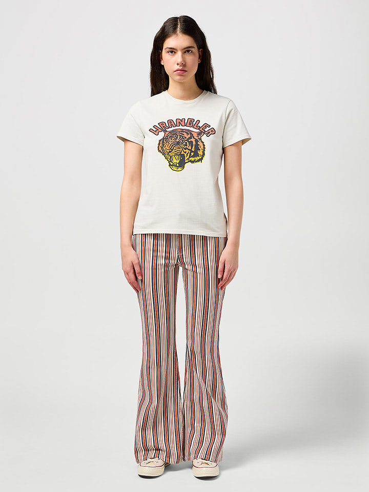 Wrangler Koszulka w kolorze kremowym rozmiar: M