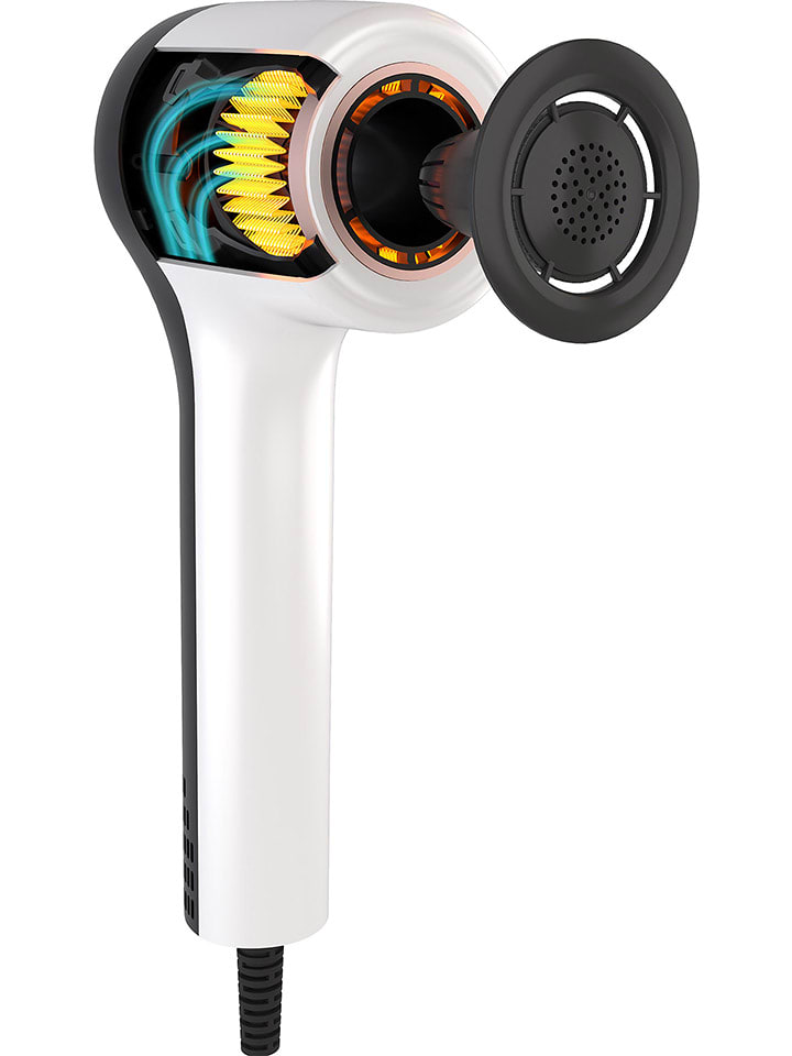 Genius Suszarka "Invictus Hair D7" w kolorze czarno-białym do włosów rozmiar: onesize