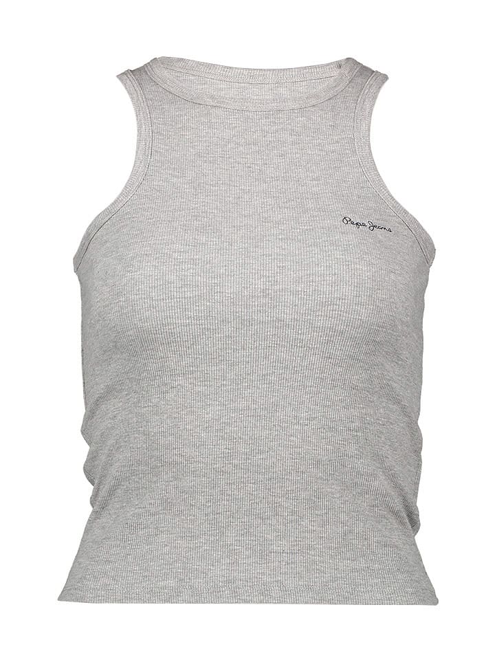 Pepe Jeans Top w kolorze szarym rozmiar: M