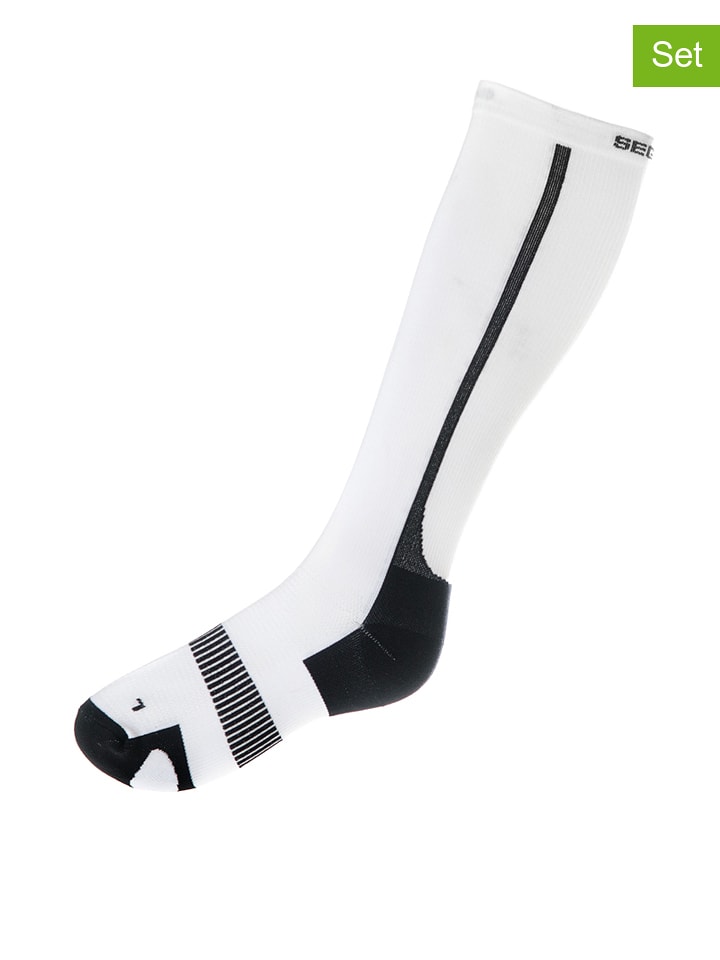 Seger Skarpety funkcyjne (2 pary) w kolorze białym rozmiar: 40-42