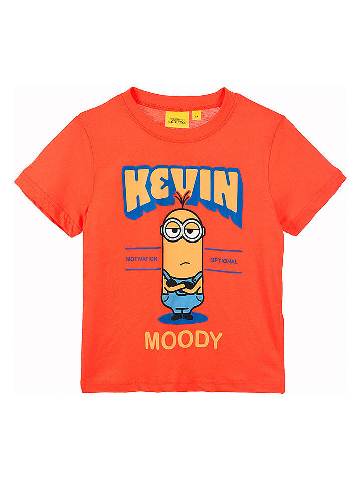 Minions Koszulka "Minions" w kolorze czerwonym rozmiar: 104