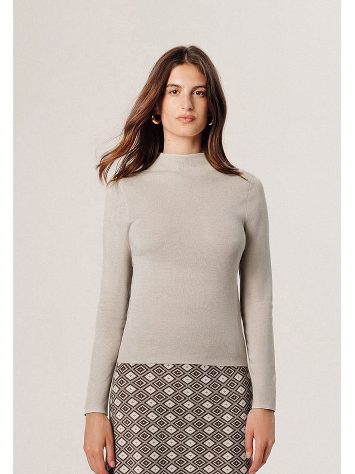 Rodier Sweter w kolorze beżowo-jasnobrązowym rozmiar: XL