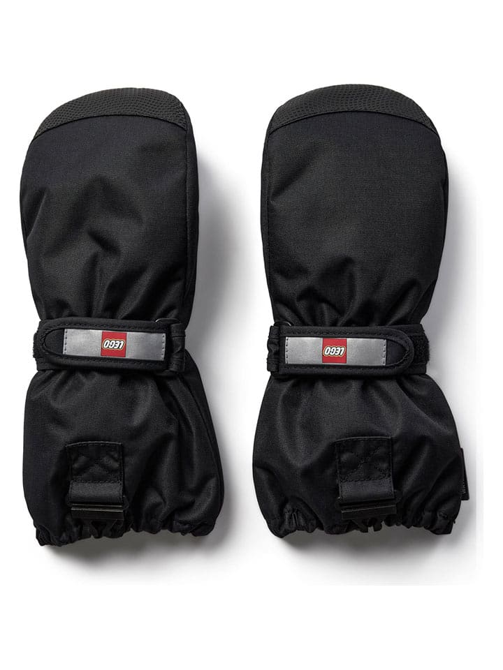 LEGO Rękawiczki narciarskie "Atlin" w kolorze czarnym rozmiar: 146/152