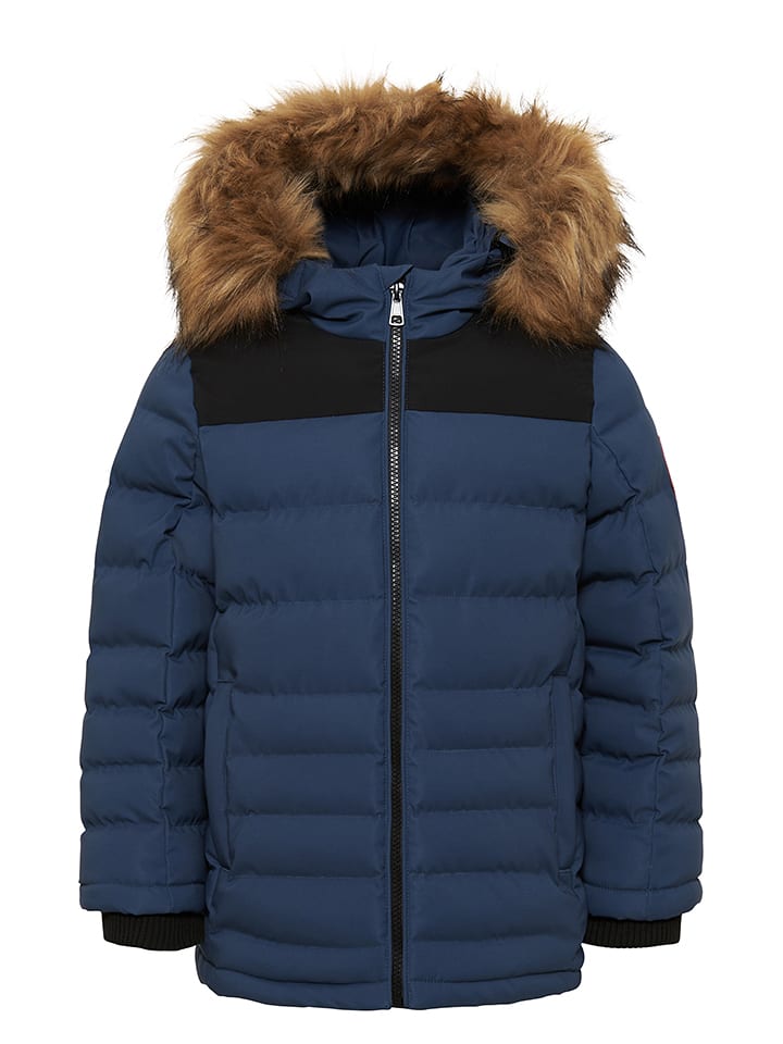 HULABALU Kurtka zimowa "Pass" w kolorze granatowym rozmiar: 134/140