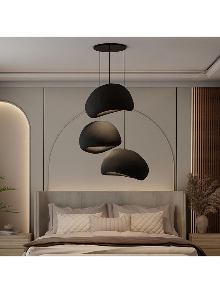 Opviq Lampa wisząca w kolorze czarnym - 80 x 120 cm rozmiar: onesize