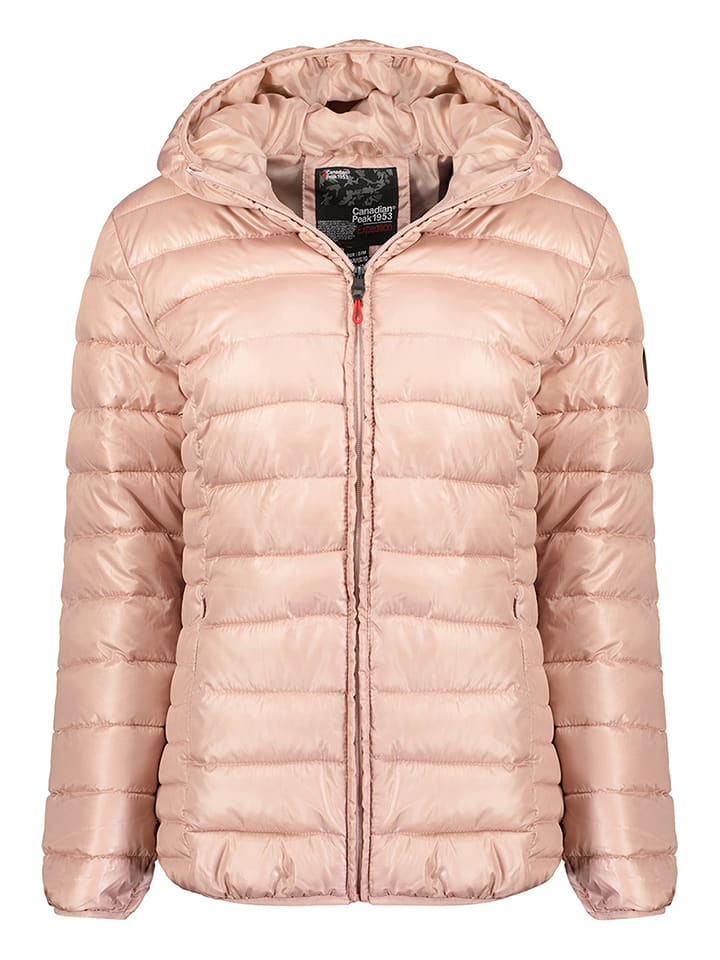 Canadian Peak Kurtka pikowana "Colombiana Hood" w kolorze jasnoróżowym rozmiar: 140