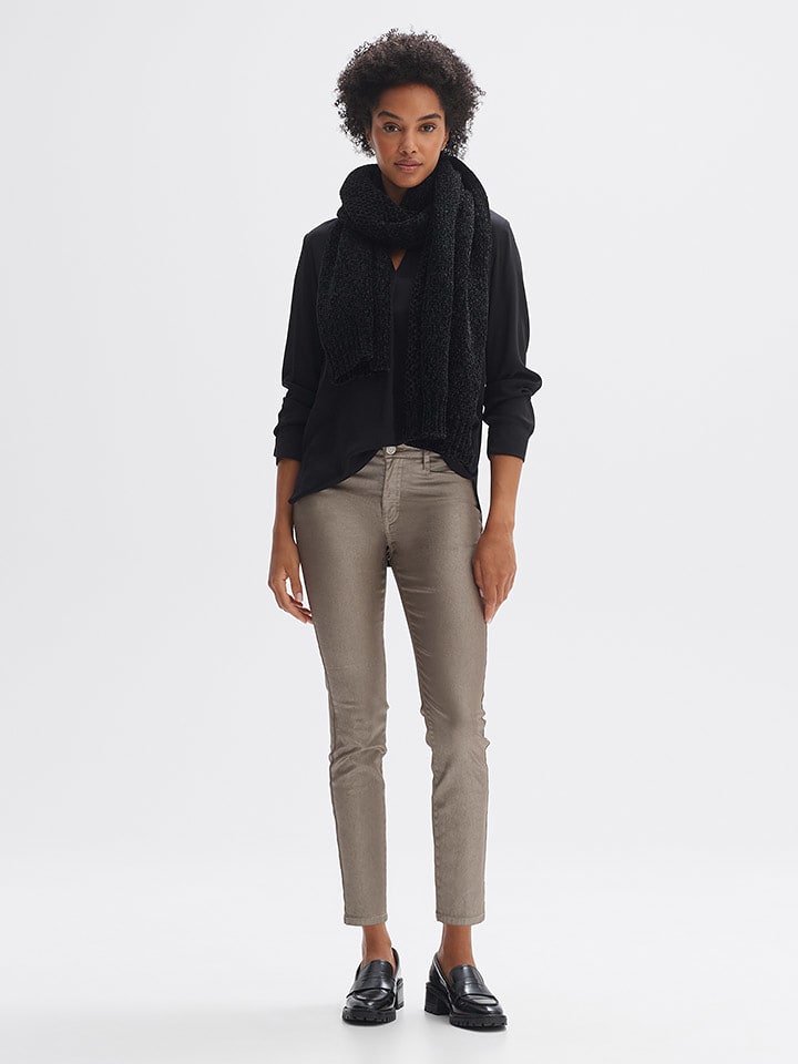 OPUS Szal "Avelvi" w kolorze czarnym - 180 x 40 cm rozmiar: onesize