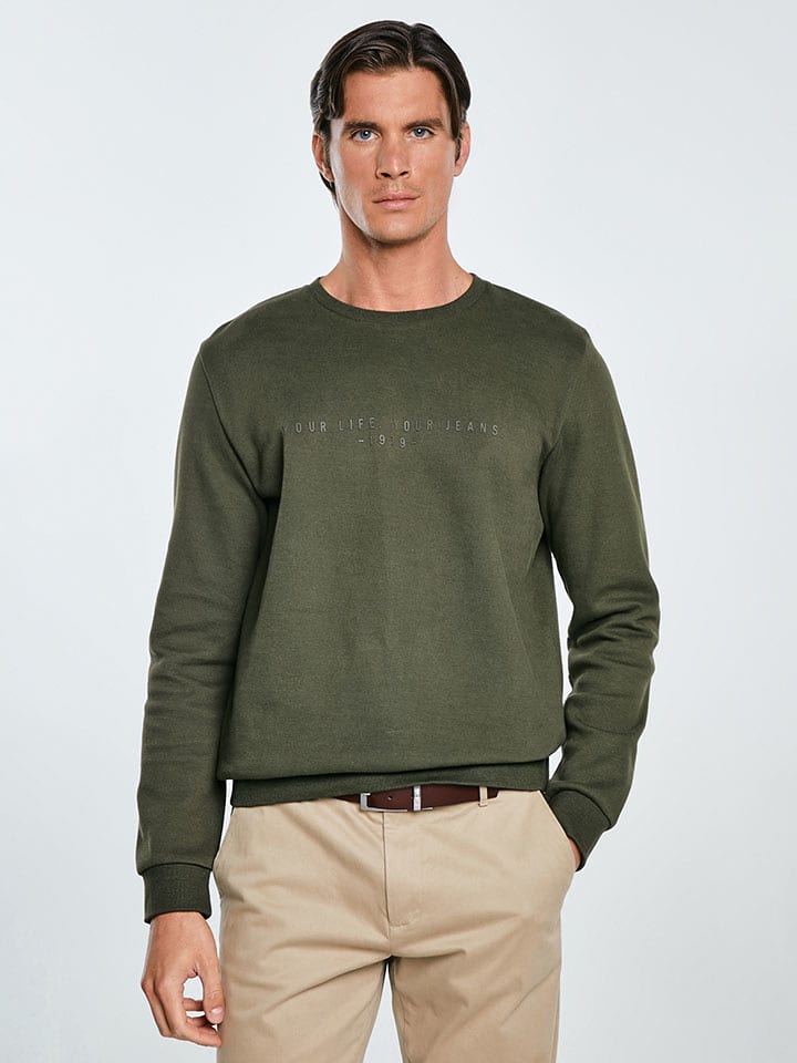 BIG STAR Bluza w kolorze khaki rozmiar: L