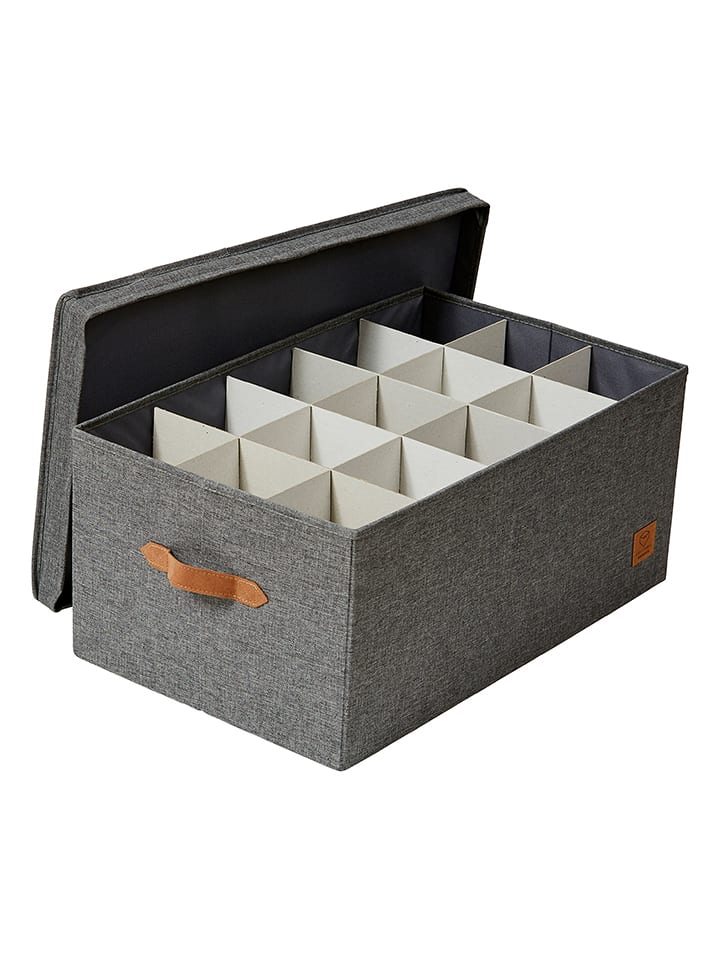 STORE IT Pudełko "Premium" w kolorze szarym na bombki - 58 x 25 x 36 cm rozmiar: onesize