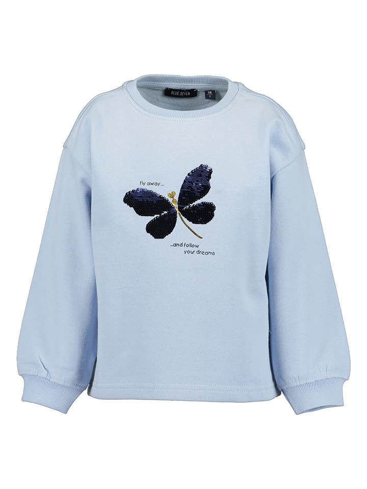 Blue Seven Bluza w kolorze błękitnym rozmiar: 116