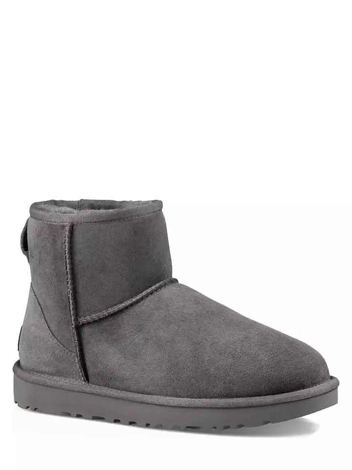 UGG Botki "Classic Mini II" w kolorze szarym ze skóry jagnięcej rozmiar: 41