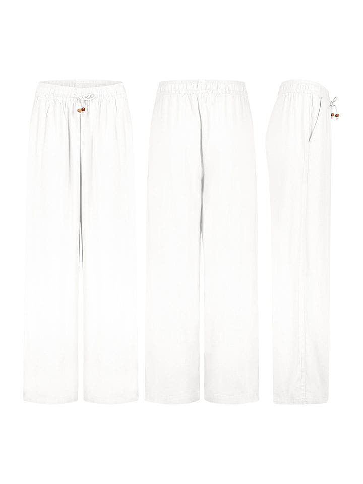 Eight2Nine Spodnie w kolorze białym rozmiar: S