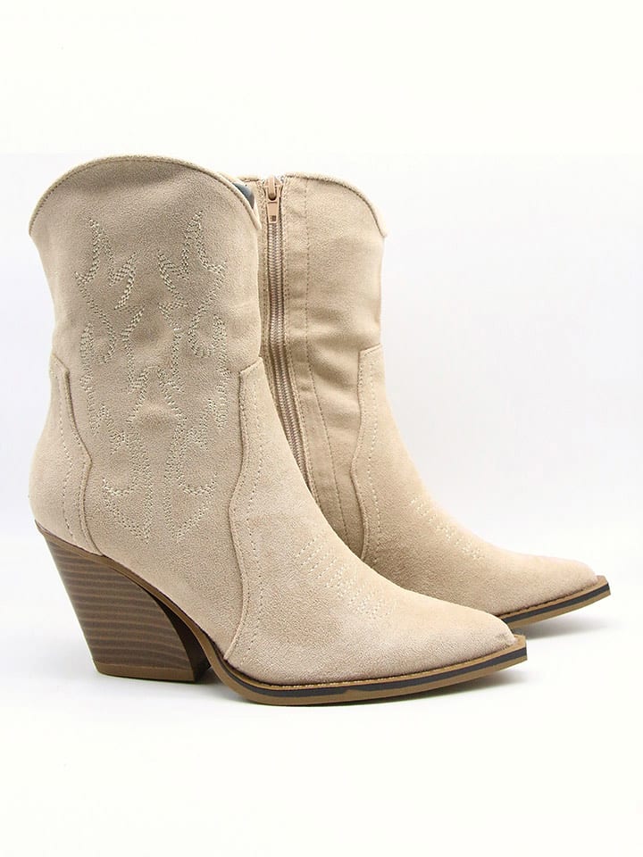 Bellucci Botki w kolorze beżowym rozmiar: 39