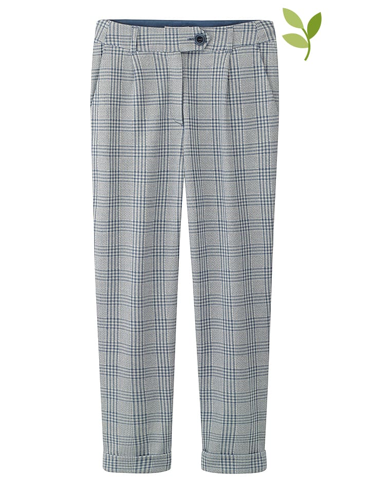 Hessnatur Spodnie chino w kolorze błękitnym rozmiar: 40