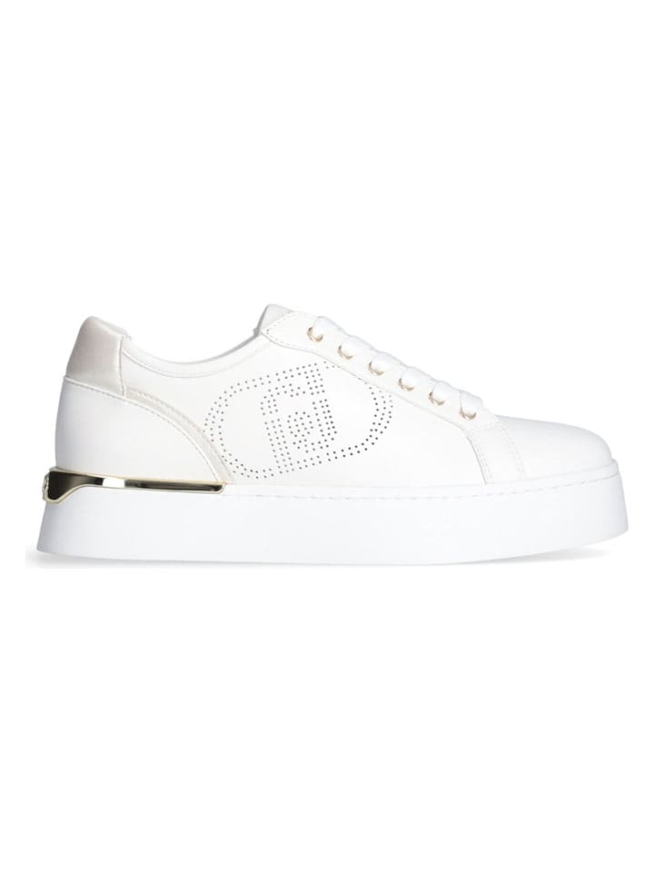 Liu Jo Skórzane sneakersy "Pretty" w kolorze białym rozmiar: 40