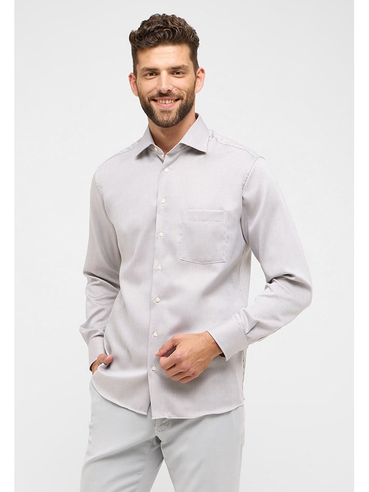 Eterna Koszula - Modern fit - w kolorze jasnobrązowym rozmiar: 45