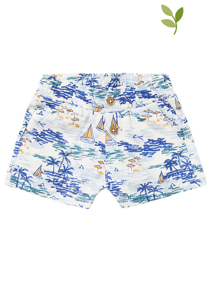 Noppies Szorty "Moscow" w kolorze biało-niebiesko-żółtym rozmiar: 68