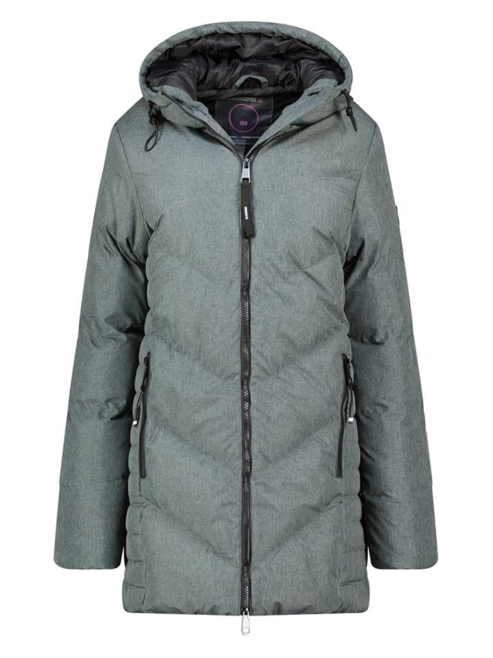 Geographical Norway Kurtka pikowana "Bisous" w kolorze szarym rozmiar: L