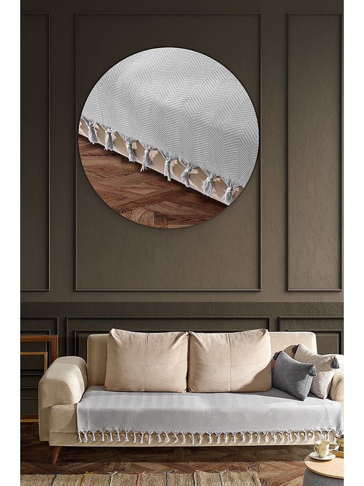 Colorful Cotton Narzuta w kolorze szarym rozmiar: 115x200 cm