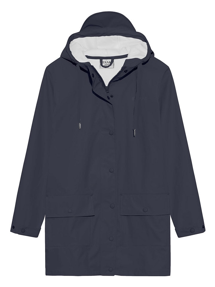 Exani Kurtka przeciwdeszczowa "Exani" w kolorze granatowym rozmiar: 38