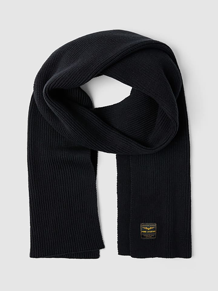 PME Legend Szal w kolorze czarnym - 175 x 30 cm rozmiar: onesize