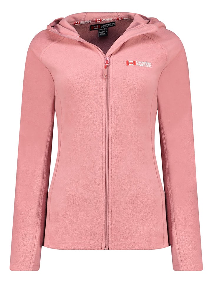 Canadian Peak Kurtka polarowa "Tugoodeak" w kolorze jasnoróżowym rozmiar: XXL