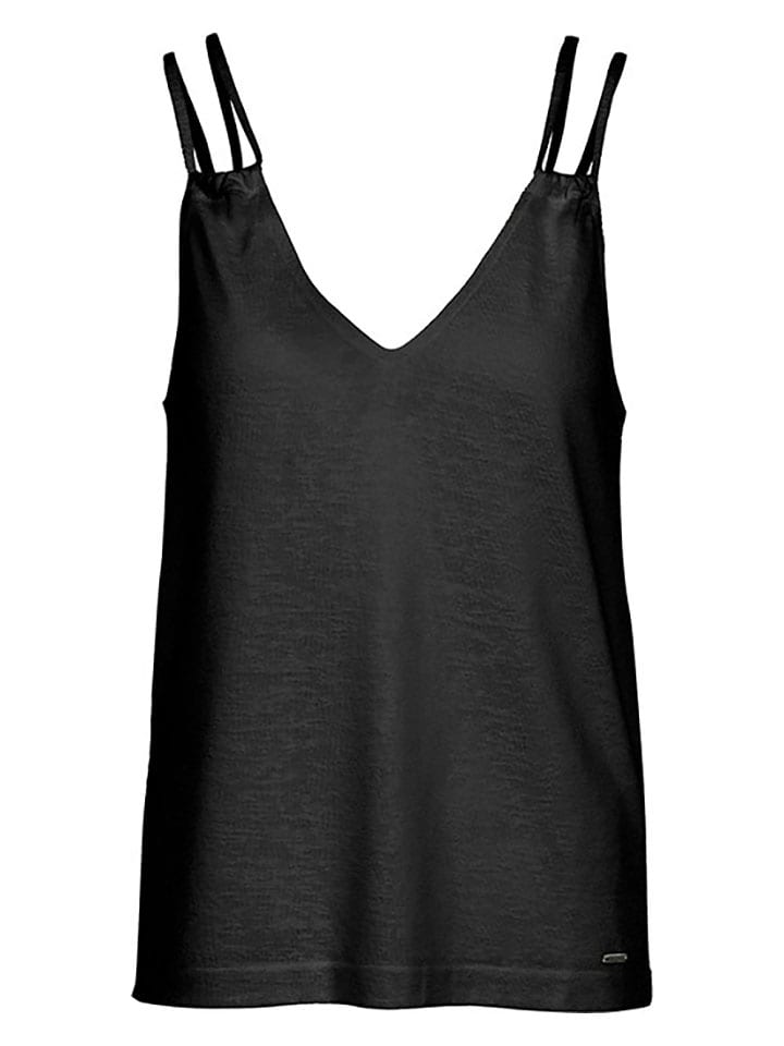 Herrlicher Top w kolorze czarnym rozmiar: L