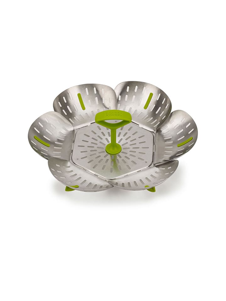 JosephJoseph Koszyk "Bloom" w kolorze srebrnym do gotowania na parze - (W)10 x Ø 16 cm rozmiar: onesize