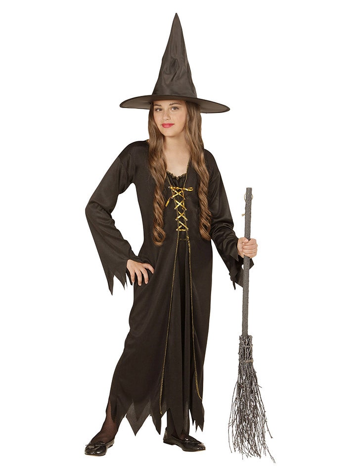 Widmann 2-częściowy kostium "WITCH" w kolorze czarnym rozmiar: 158
