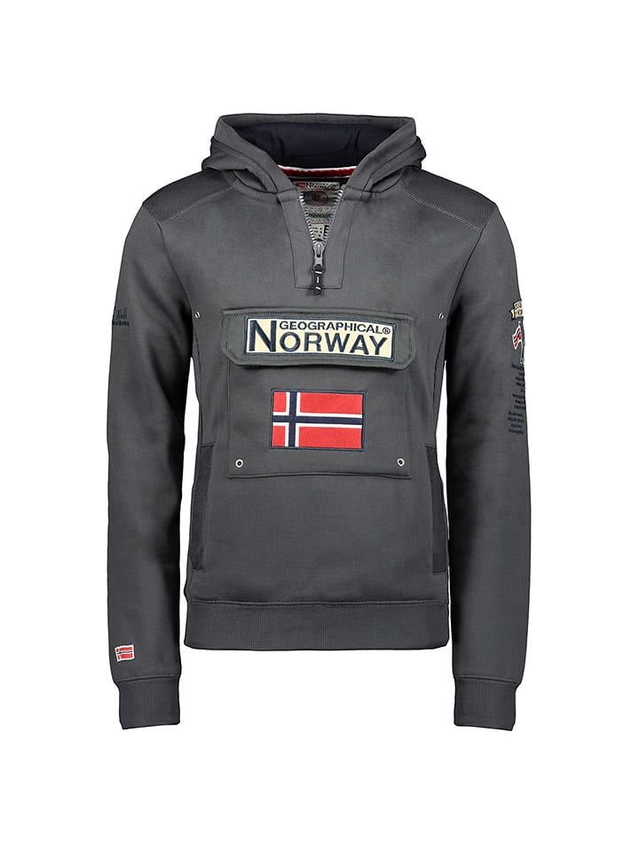 Geographical Norway Bluza "Gymclass" w kolorze antracytowym rozmiar: 164